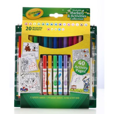 See more information about the Crayola Markers and Activities Collection (20 Markers)